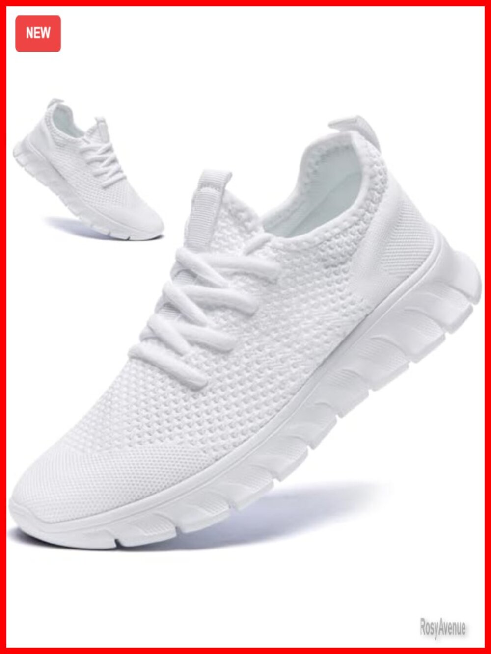 Women's Slip-On Tennis Sneakers Lightweight Breathable Mesh Walking Gym Shoes